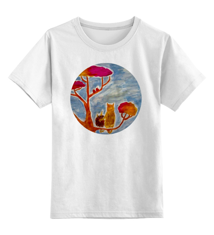 Детская футболка классическая унисекс Printio Счастье