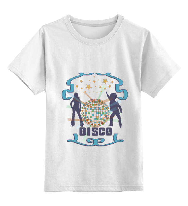 Детская футболка классическая унисекс Printio Диско
