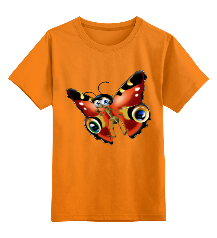 Детская футболка классическая унисекс Printio Бабочка