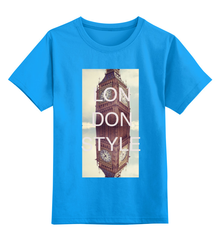 Детская футболка классическая унисекс Printio Лондон