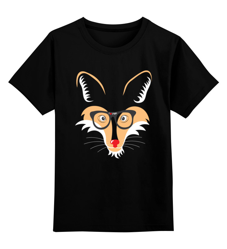 Детская футболка классическая унисекс Printio Лис (fox)