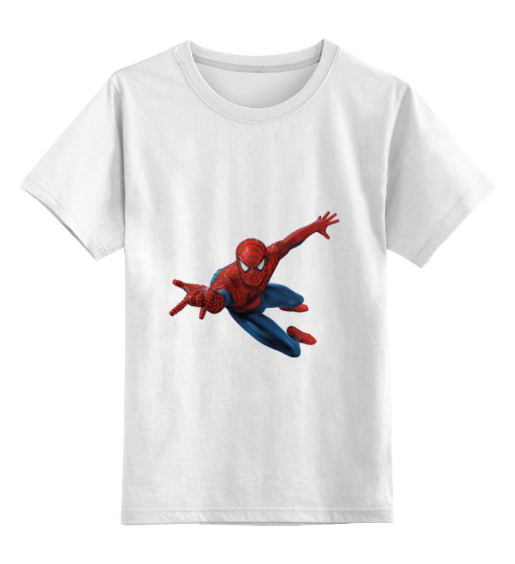 Детская футболка классическая унисекс Printio Человек паук