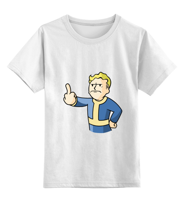 Детская футболка классическая унисекс Printio Vault boy