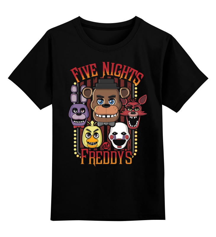Детская футболка классическая унисекс Printio Пять ночей у фредди