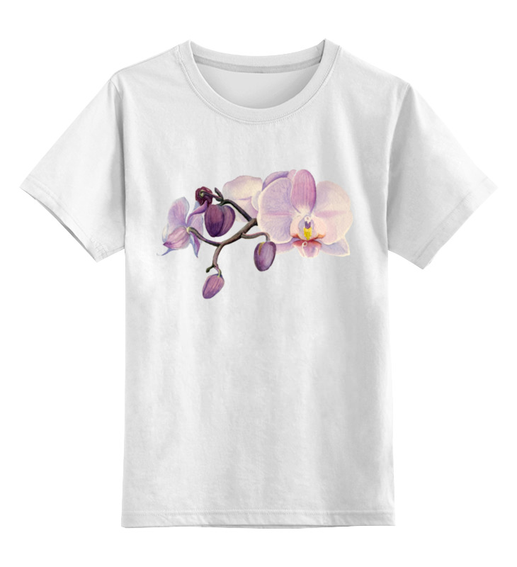 Детская футболка классическая унисекс Printio Ветка орхидеи