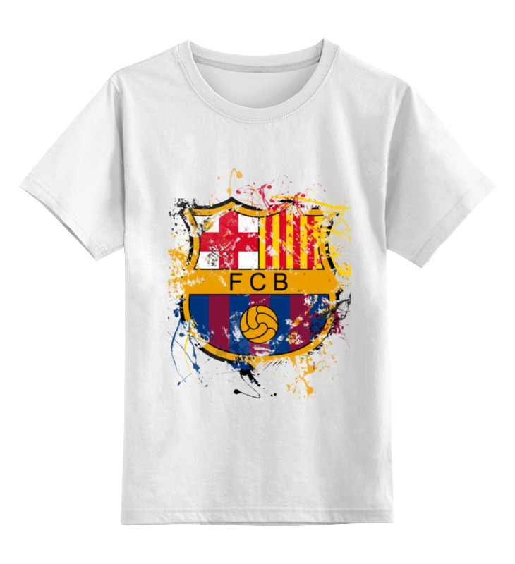 Детская футболка классическая унисекс Printio Барселона