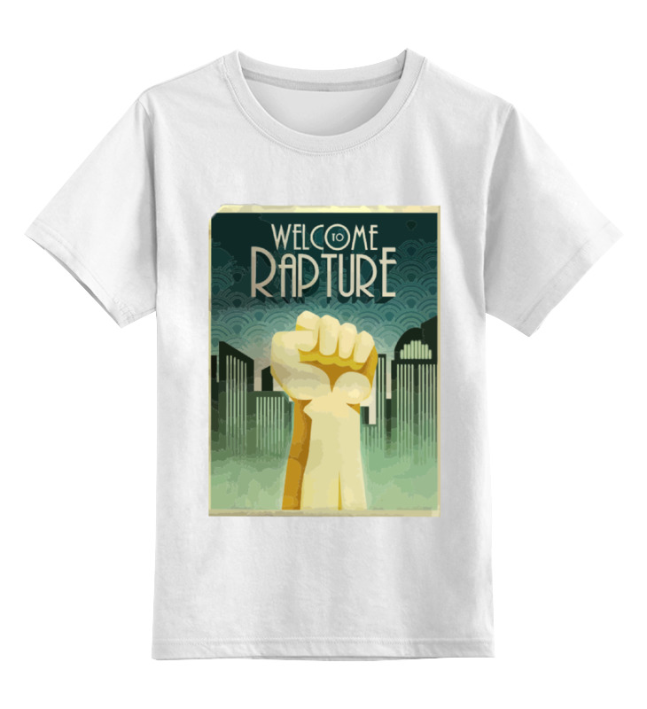 Детская футболка классическая унисекс Printio Welcome to rapture