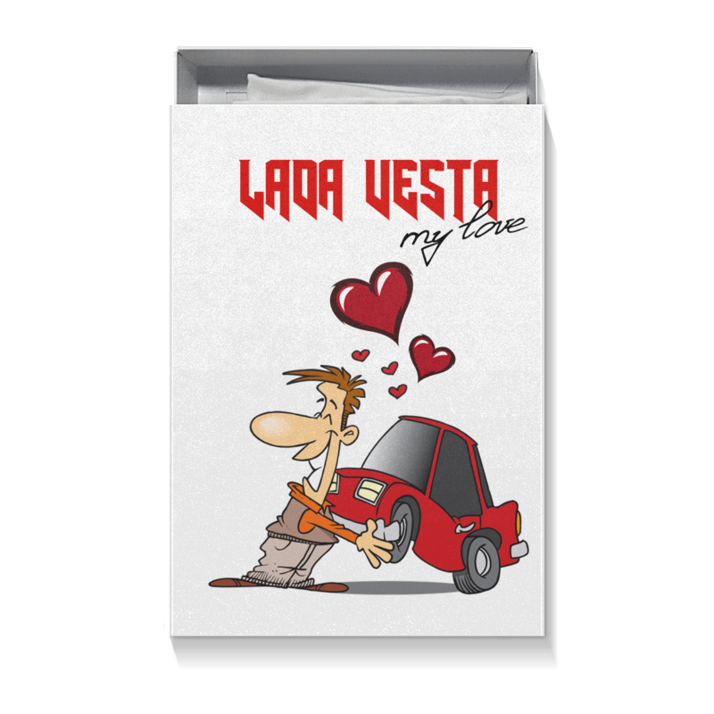 Коробка для футболок Printio Lada vesta