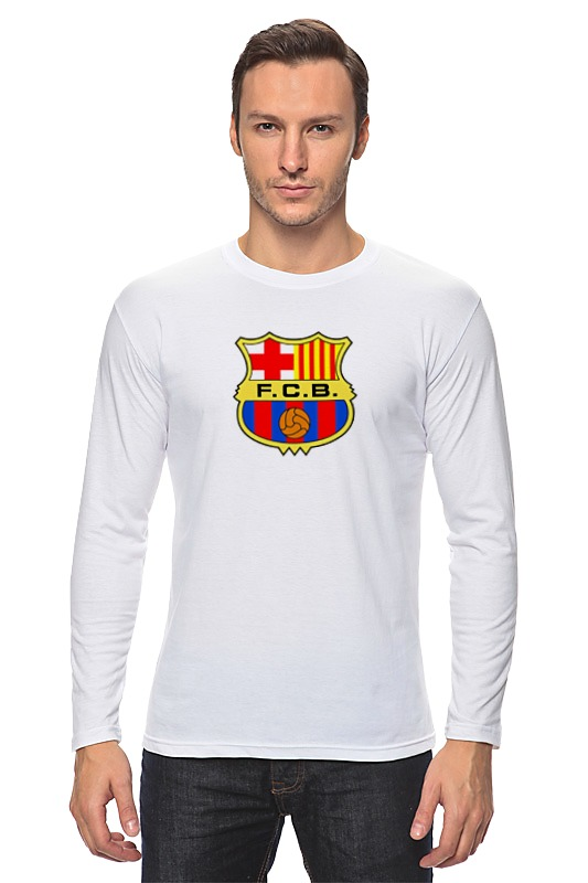 Лонгслив Printio Futbol club barcelona