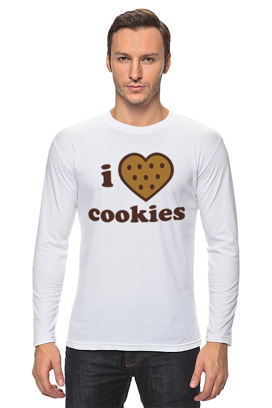 Лонгслив Printio I love cookies