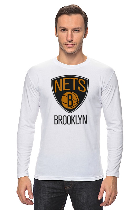 Лонгслив Printio Brooklyn nets