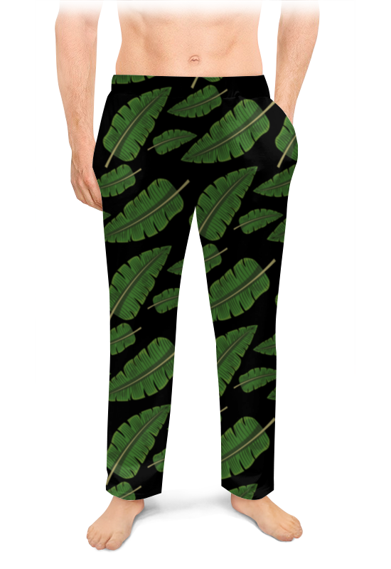 Мужские пижамные штаны Printio Тропические листья