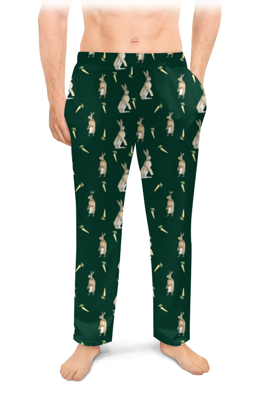 Мужские пижамные штаны Printio Братец кролик