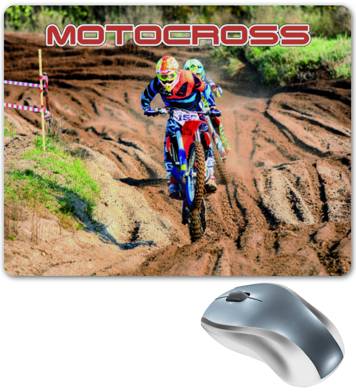 Коврик для мышки Printio Motocross