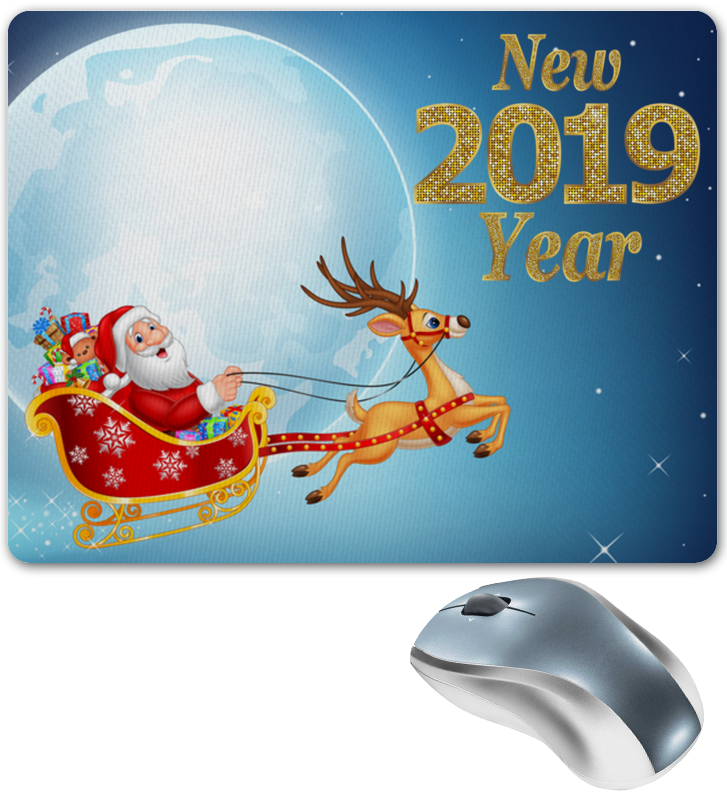 Коврик для мышки Printio Новый год