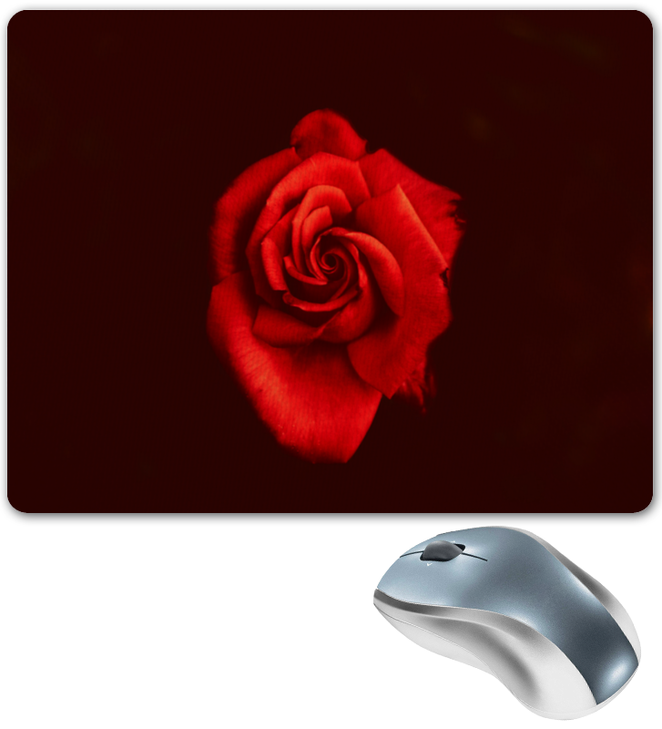 Коврик для мышки Printio Красная роза