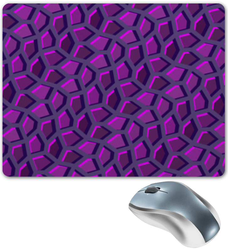 Коврик для мышки Printio Пурпурная мозаика