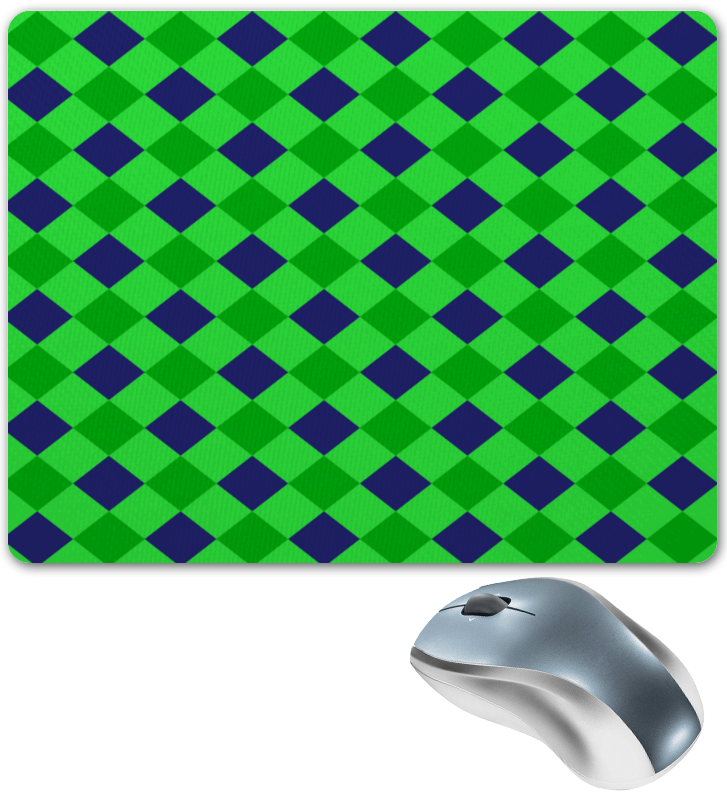 Коврик для мышки Printio Сине-зеленые квадраты