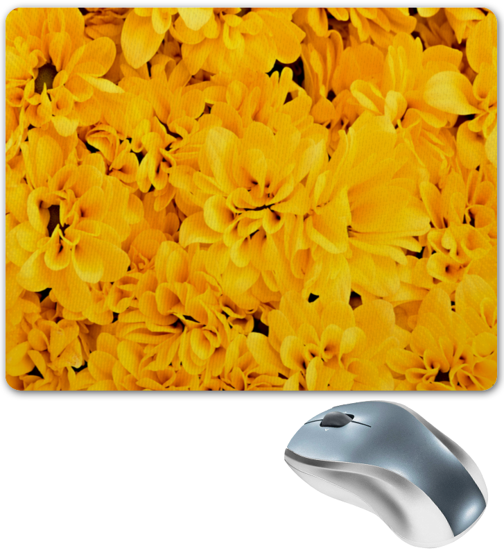 Коврик для мышки Printio Желтые цветы