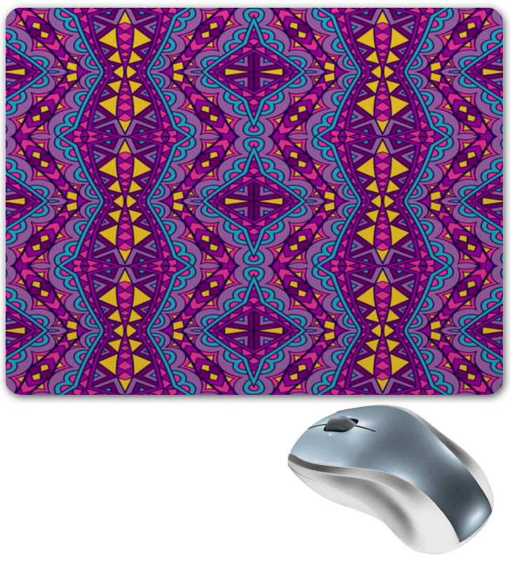 Коврик для мышки Printio Фиолетовая мозаика