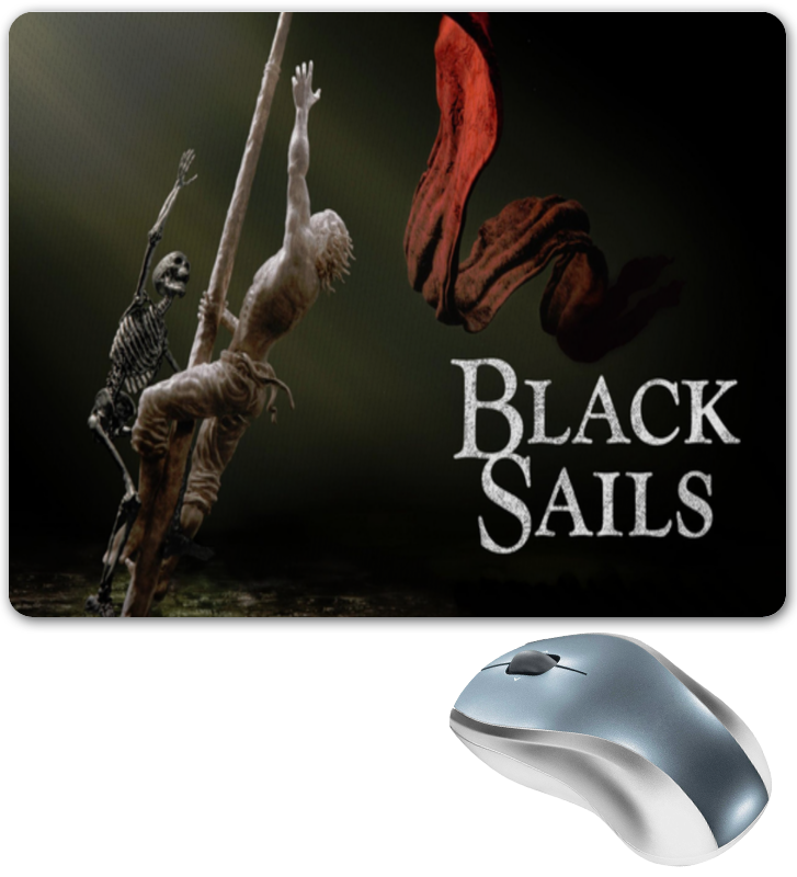Коврик для мышки Printio Черные паруса / black sails