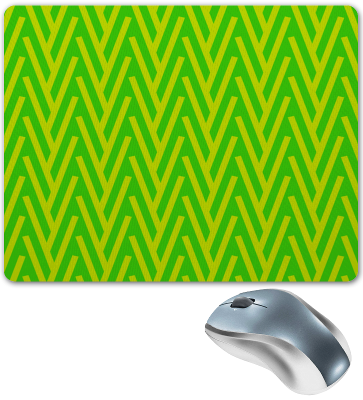 Коврик для мышки Printio Желто-зеленый узор
