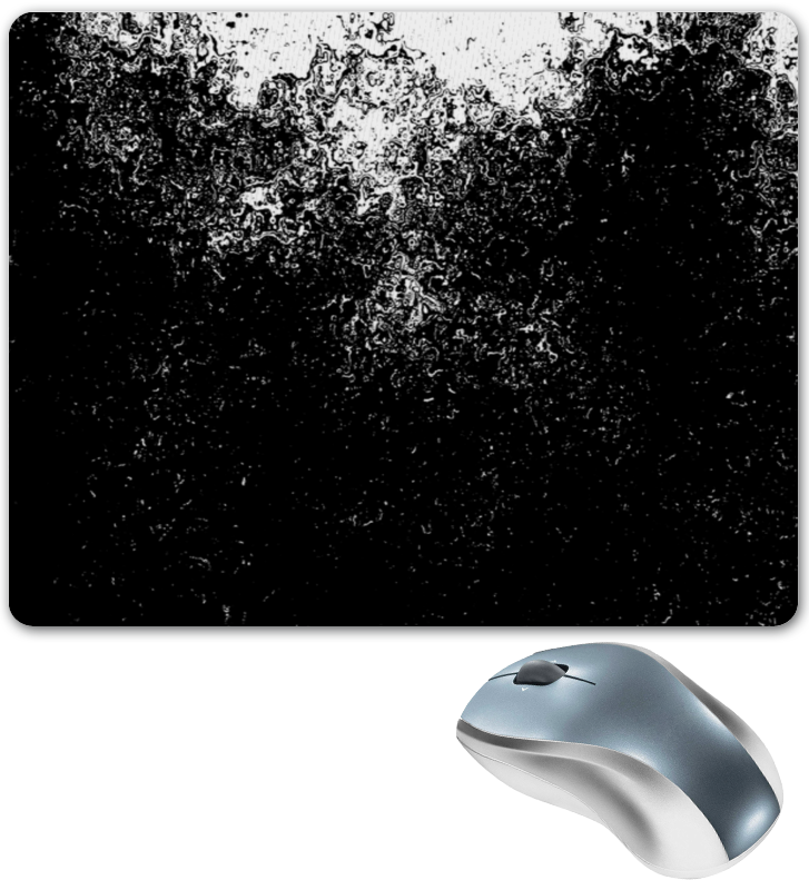 Коврик для мышки Printio Черно-белые краски