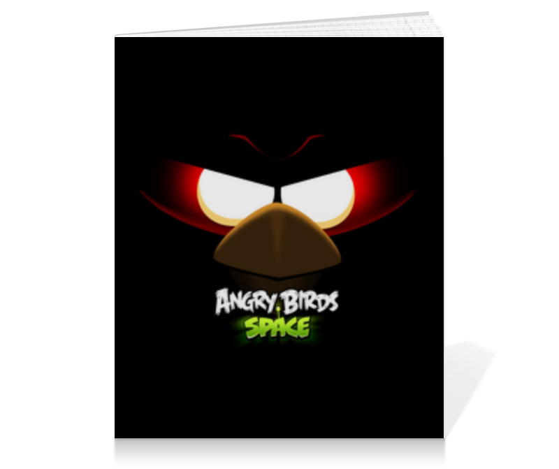 Тетрадь на клею Printio Space (angry birds)