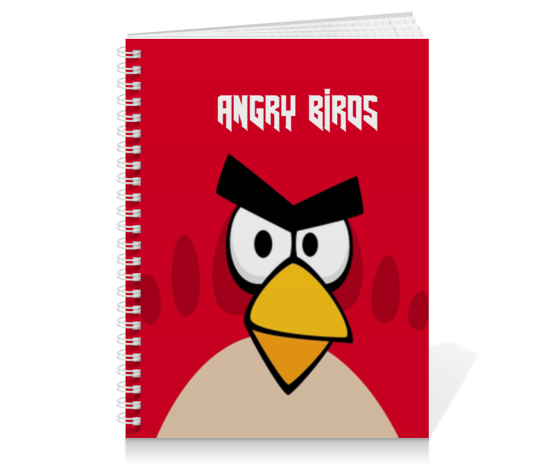 Тетрадь на пружине Printio Angry birds (terence)