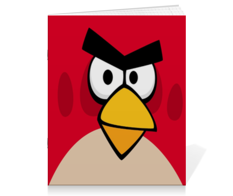 Тетрадь на скрепке Printio Angry birds (terence)