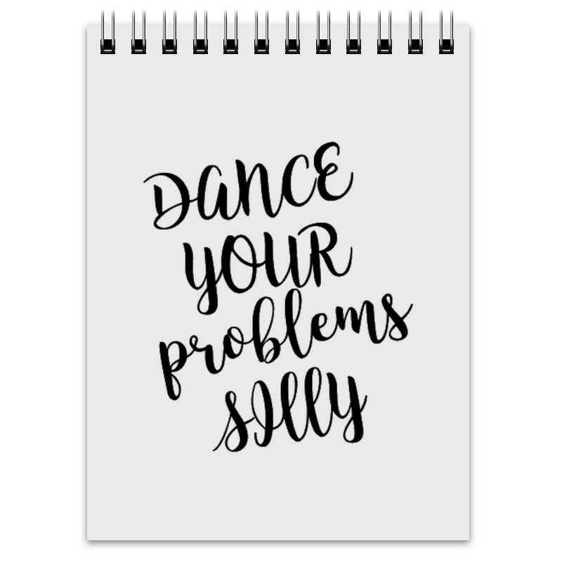 Блокнот Printio Dance your problems