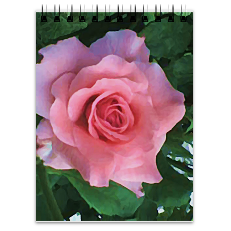 Блокнот Printio Розовая роза