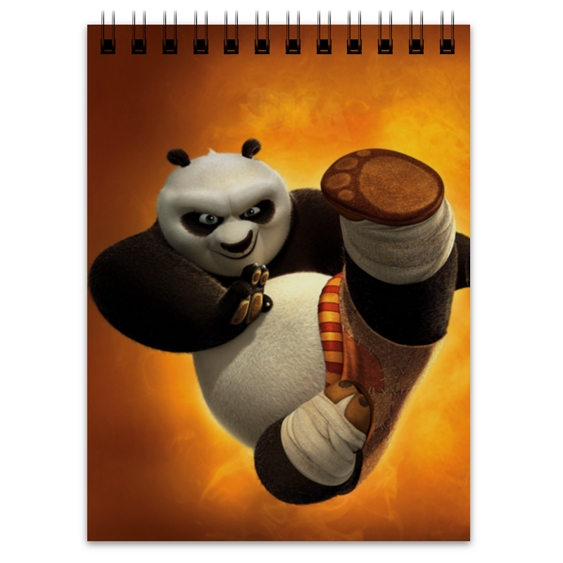 Блокнот Printio Кунг-фу панда
