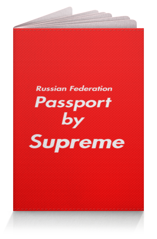 Обложка для паспорта Printio Passport by supreme