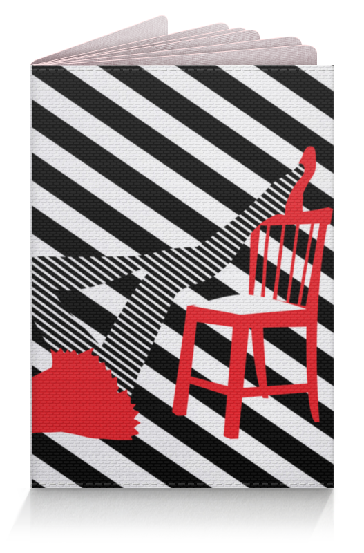 Обложка для паспорта Printio Женские ножки. полоска, поп арт дизайн