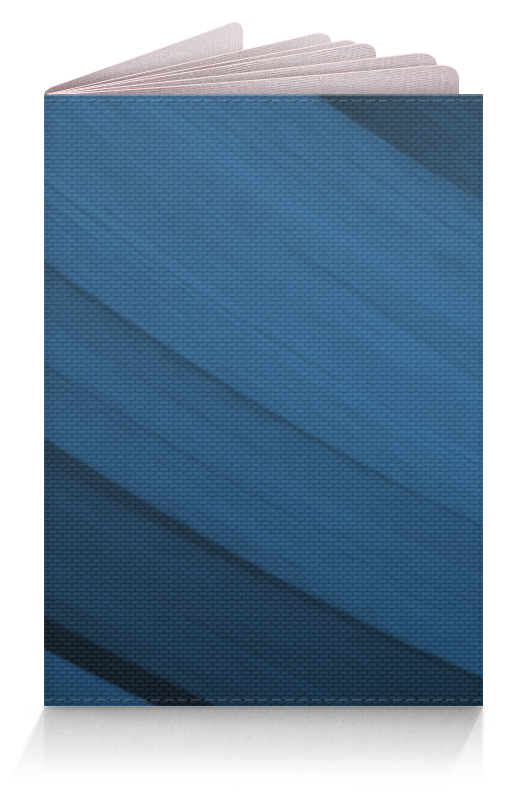 Обложка для паспорта Printio Синяя абстракция