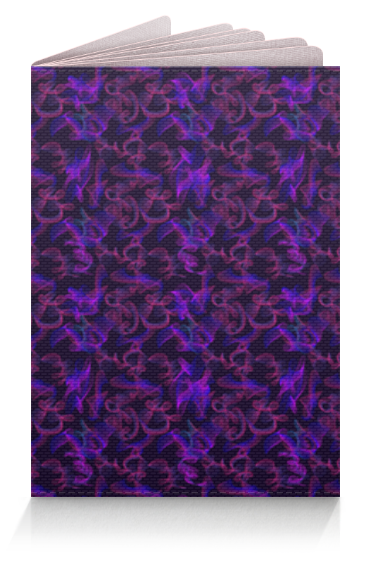Обложка для паспорта Printio Обложка обложка dark violet pattern