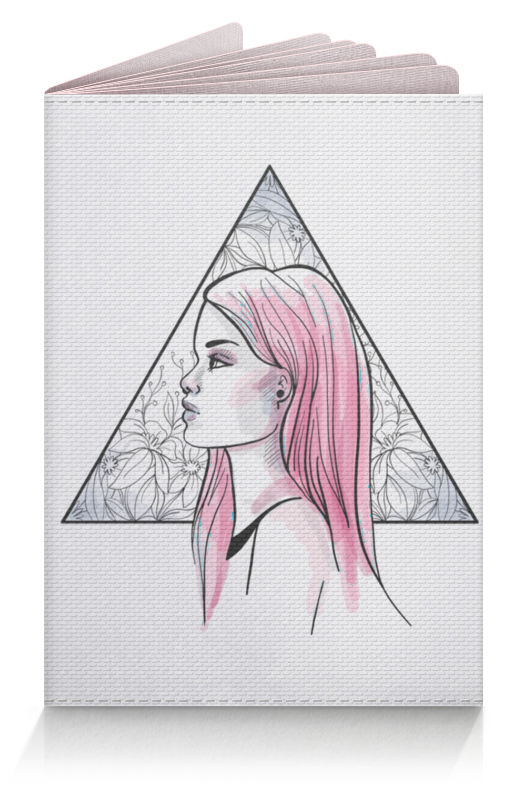 Printio Модная современная девушка в треугольнике