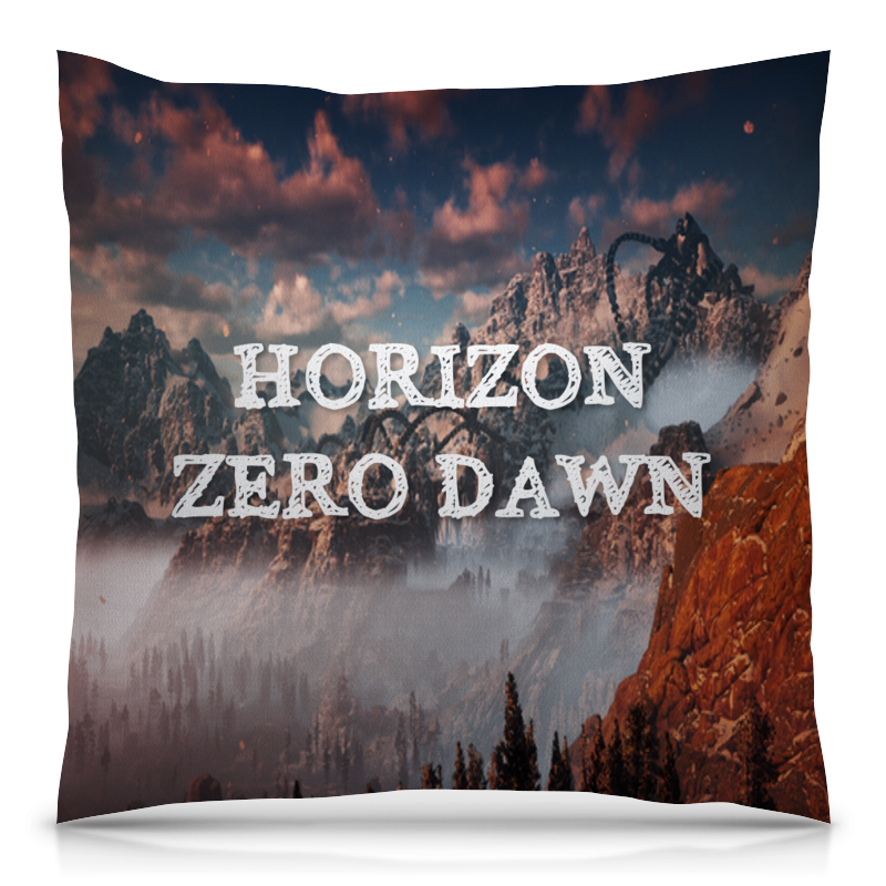 Подушка 40х40 с полной запечаткой Printio Horizon zero dawn