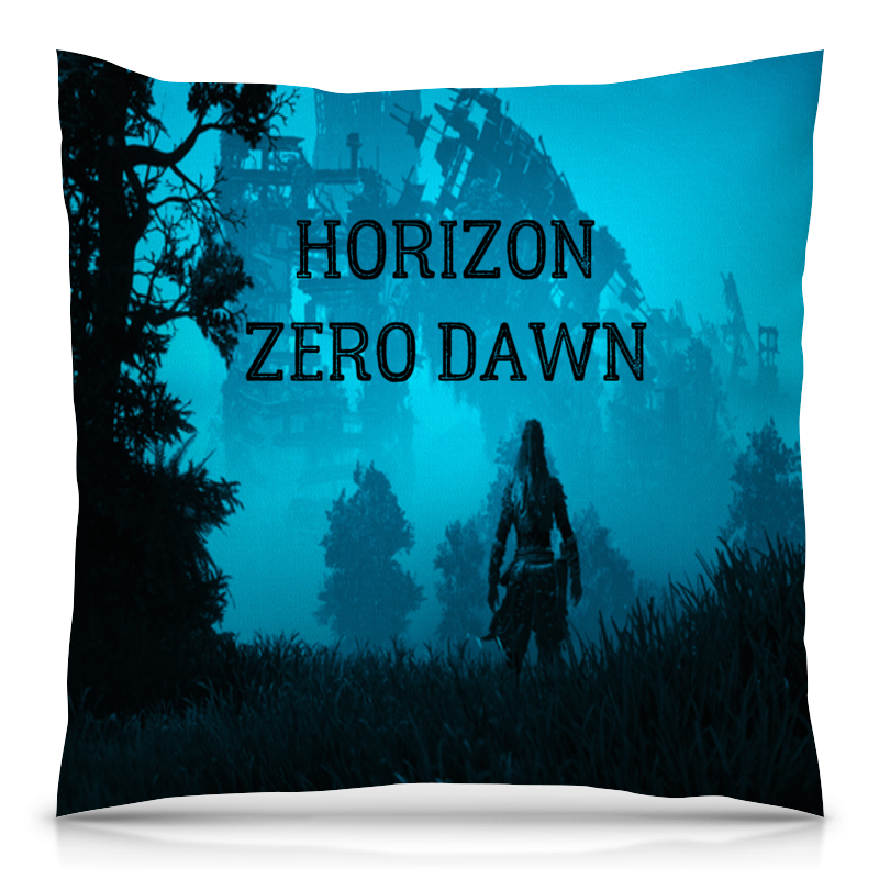 Подушка 40х40 с полной запечаткой Printio Horizon zero dawn