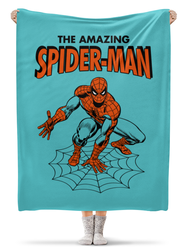 Плед флисовый 130х170 см Printio Человек-паук