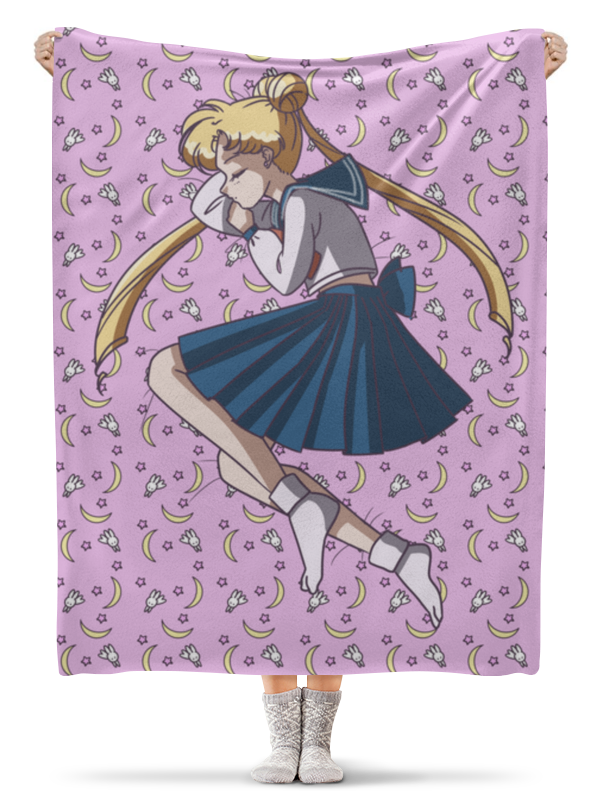 Плед флисовый 130х170 см Printio Sailor moon