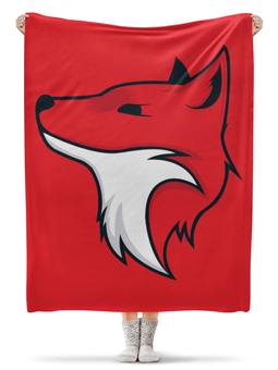 Плед флисовый 130х170 см "Red Fox / Красная Лиса" - лиса, животные, арт, fox, red fox