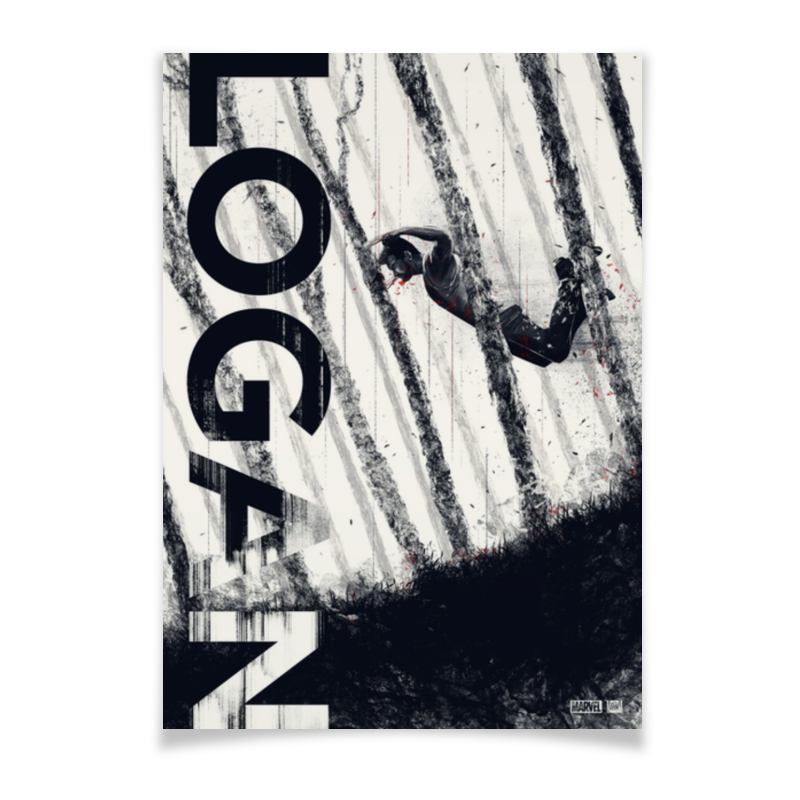 Плакат A3(29.7x42) Printio Логан / росомаха / wolverine