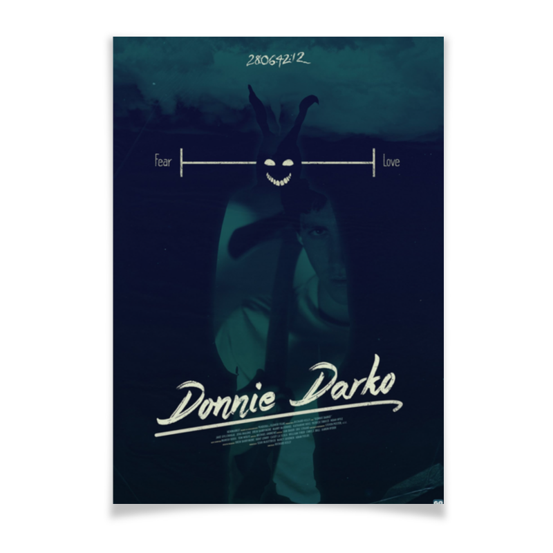 Плакат A3(29.7x42) Printio Донни дарко / donnie darko