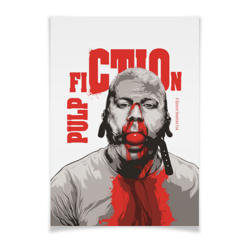 Плакат A3(29.7x42) Printio Pulp fiction (брюс уиллис)