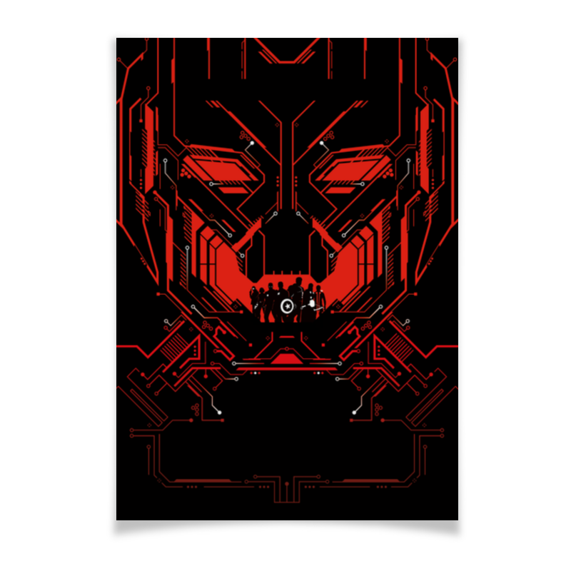 Плакат A3(29.7x42) Printio Мстители: эра альтрона