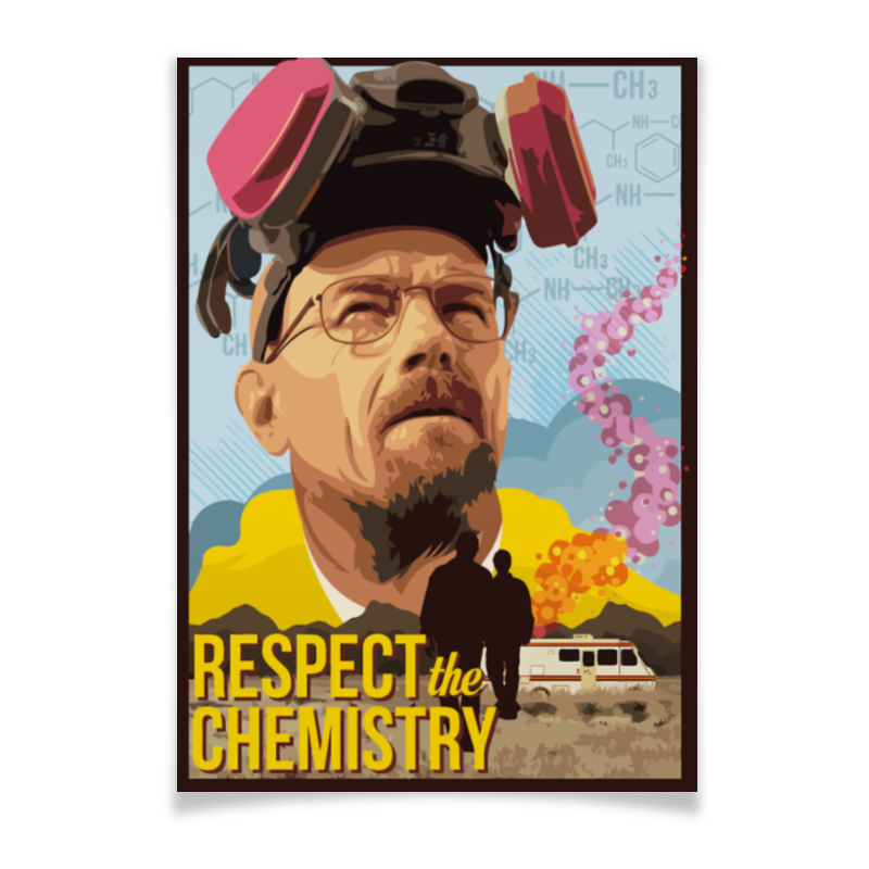 Плакат A3(29.7x42) Printio Respect the chemistry