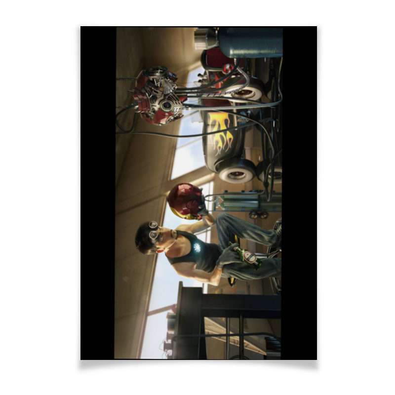 Плакат A3(29.7x42) Printio Ironman / железный человек