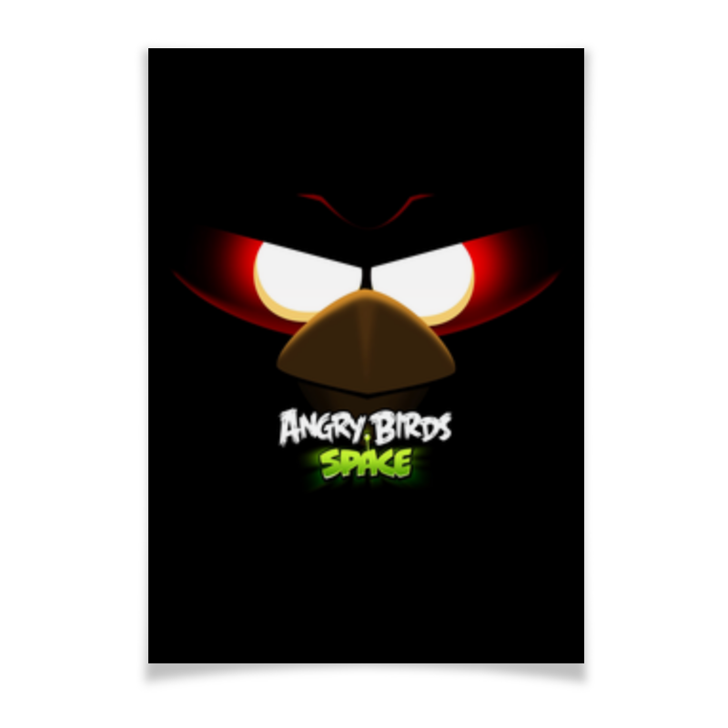 Плакат A3(29.7x42) Printio Space (angry birds)